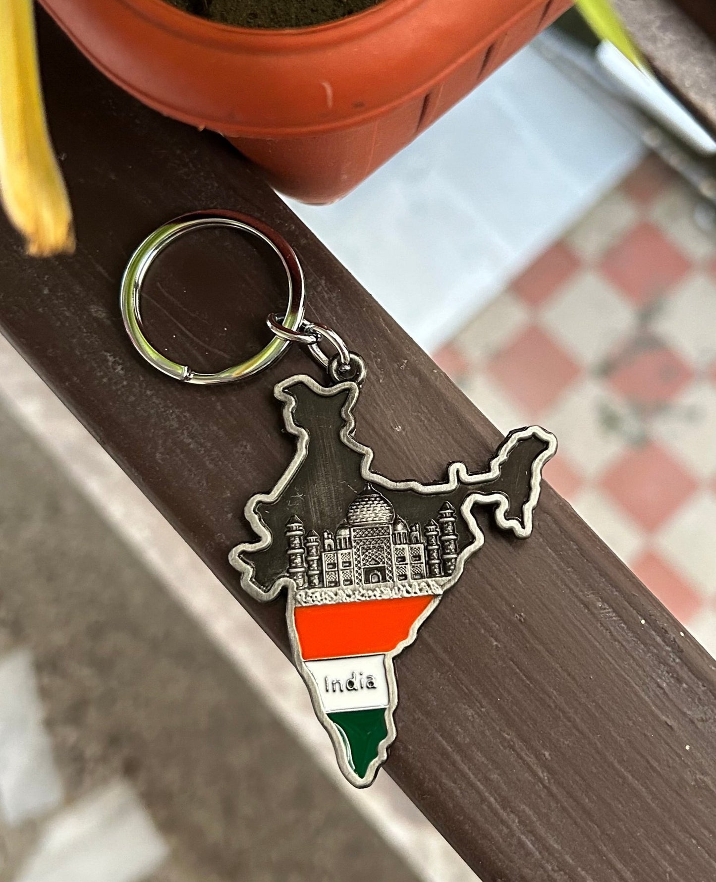 India Map Keychain