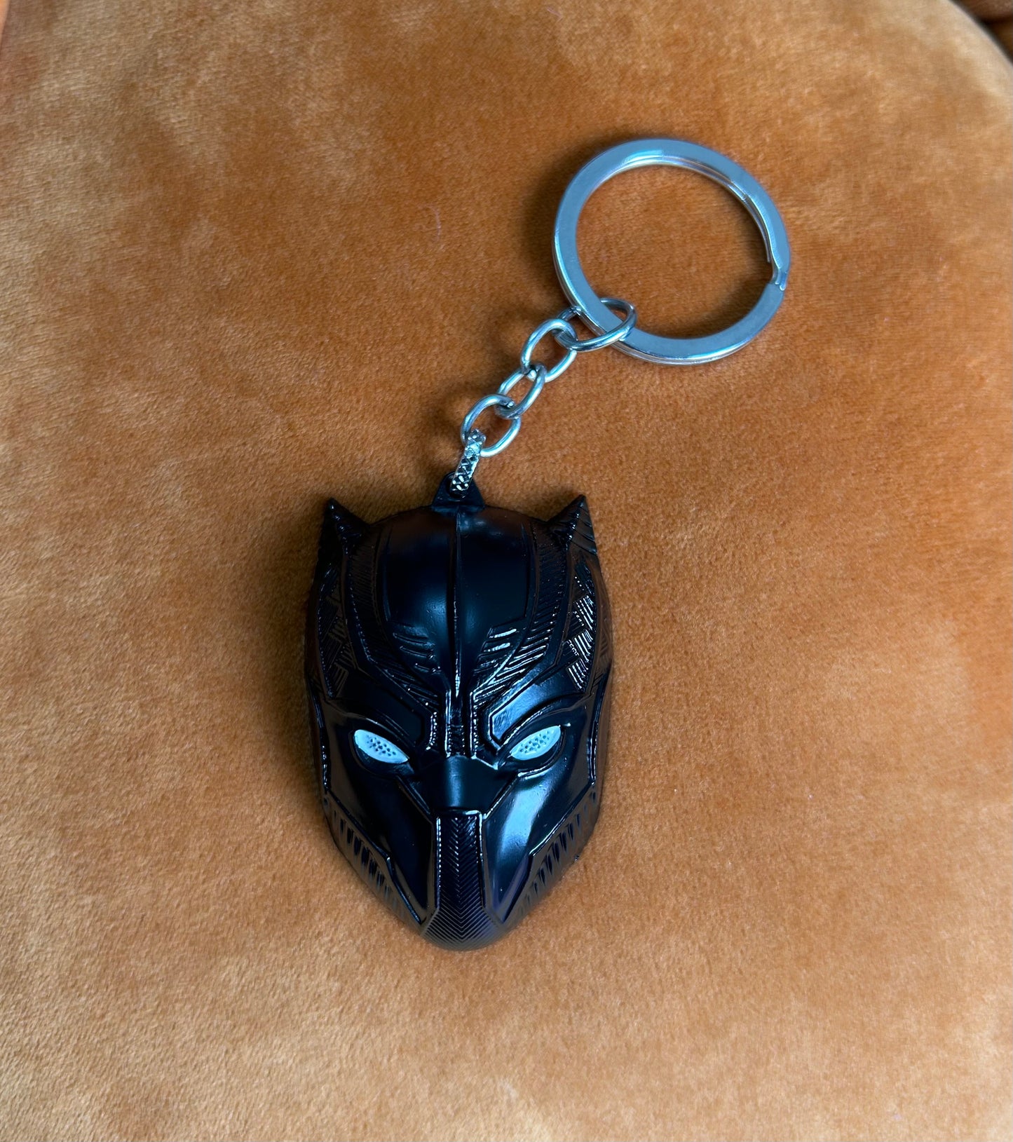 Black Panther mask keychain