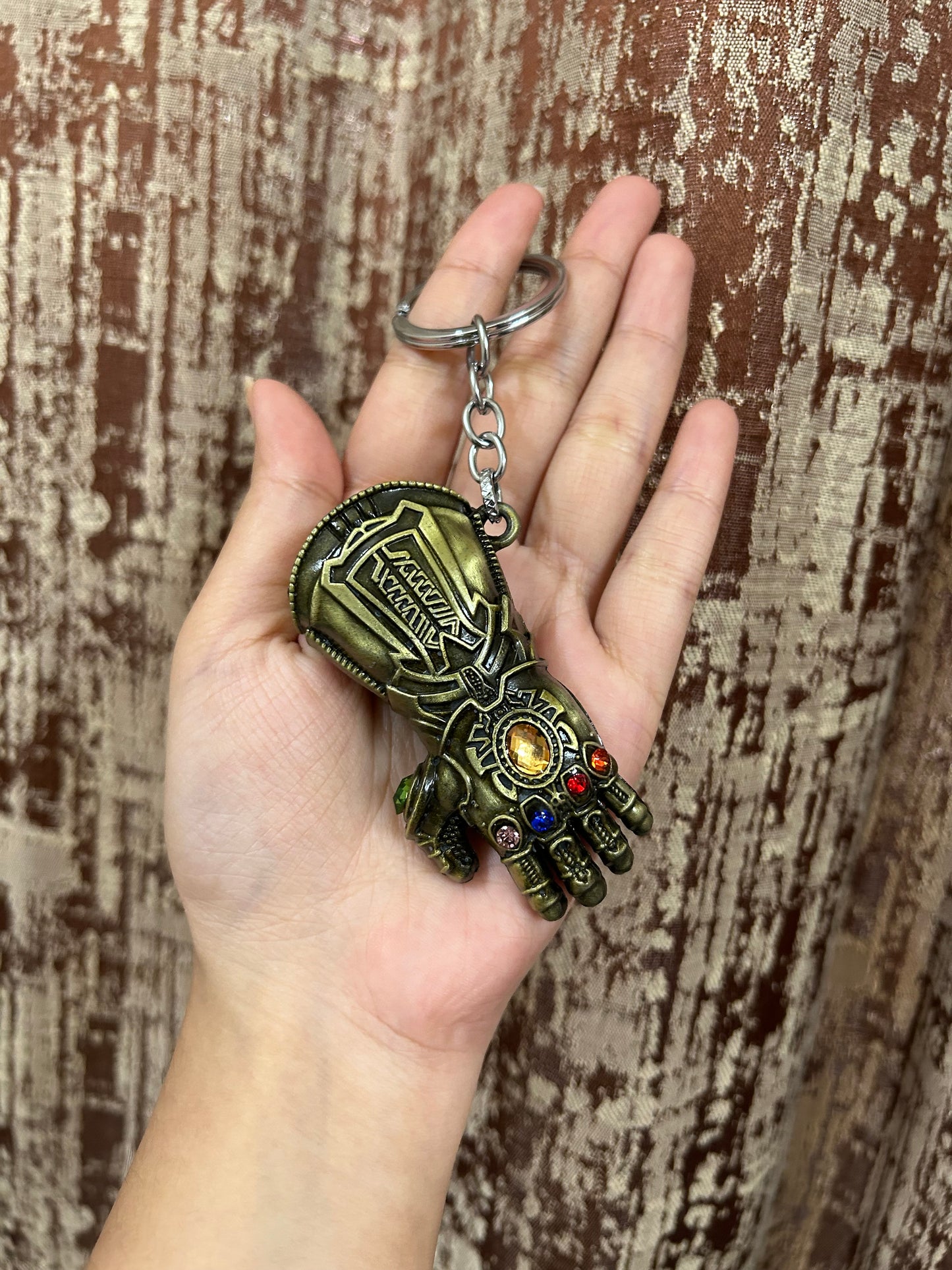 Thanos Infinity Gauntlet Glove Keychain
