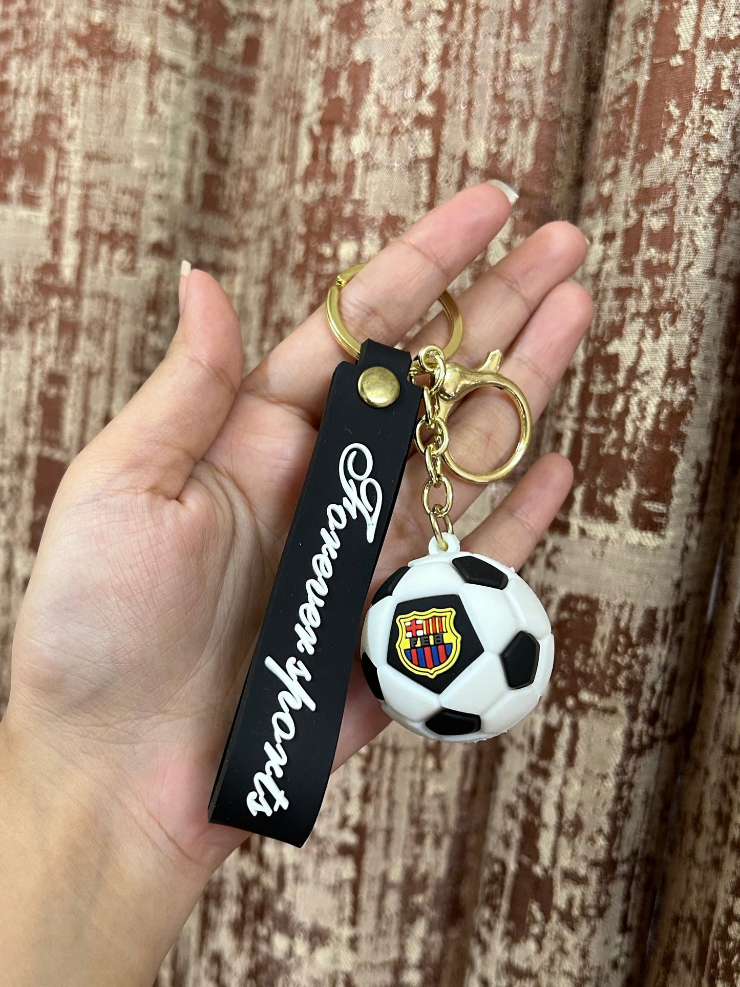 Football keychain