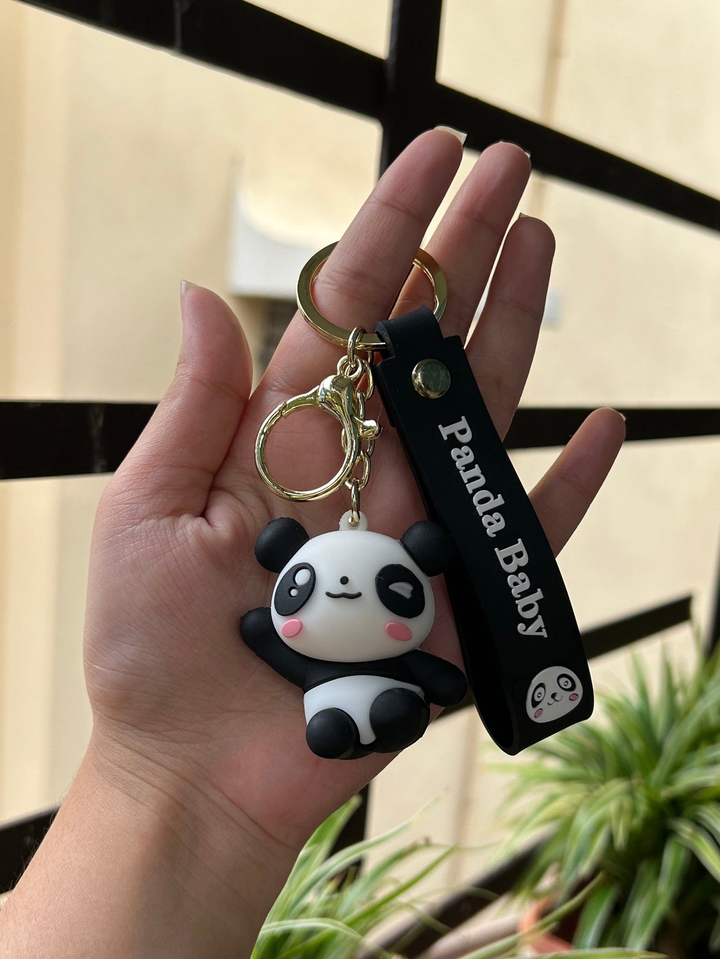 Panda keychain