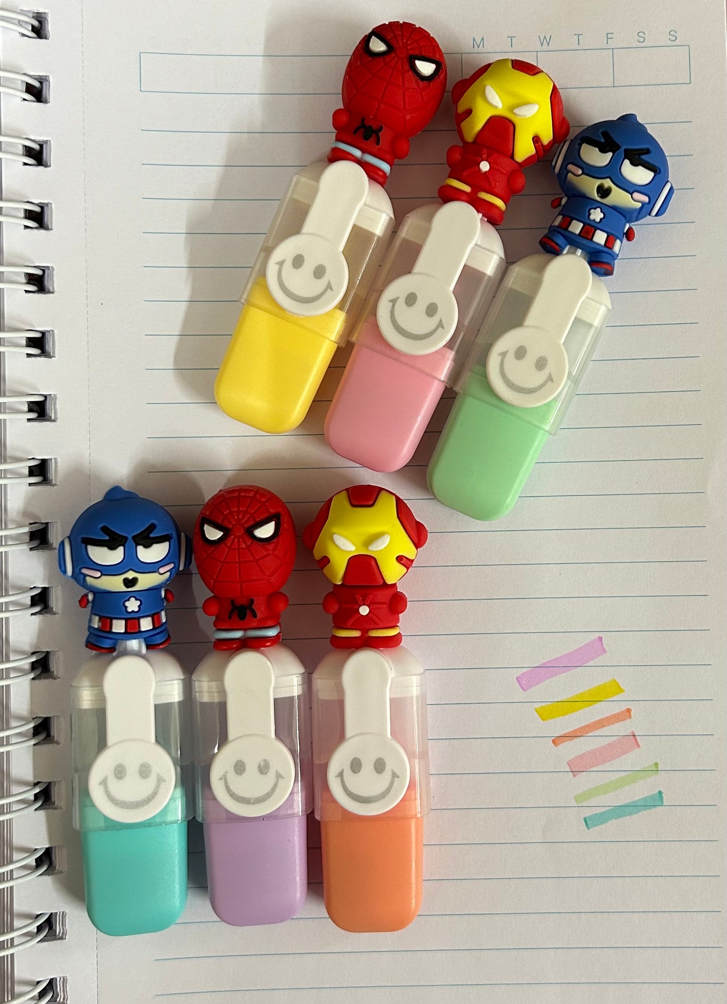 Marvel highlighters (Set of 6)