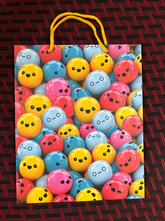 Smiley paper carry bag