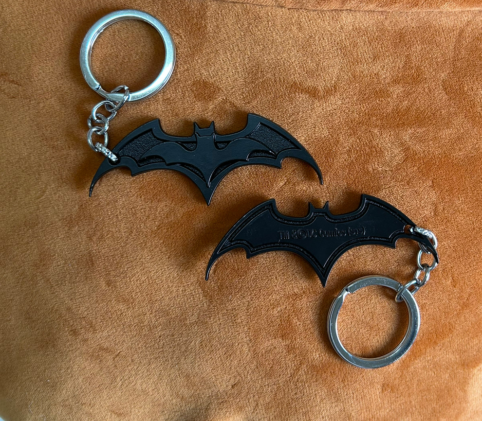 Batman Black Logo Keychain – Whimsberry
