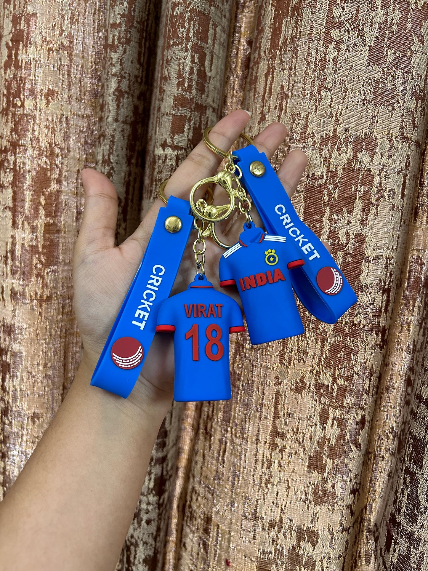 Virat Kohli Cricket Jersey keychain