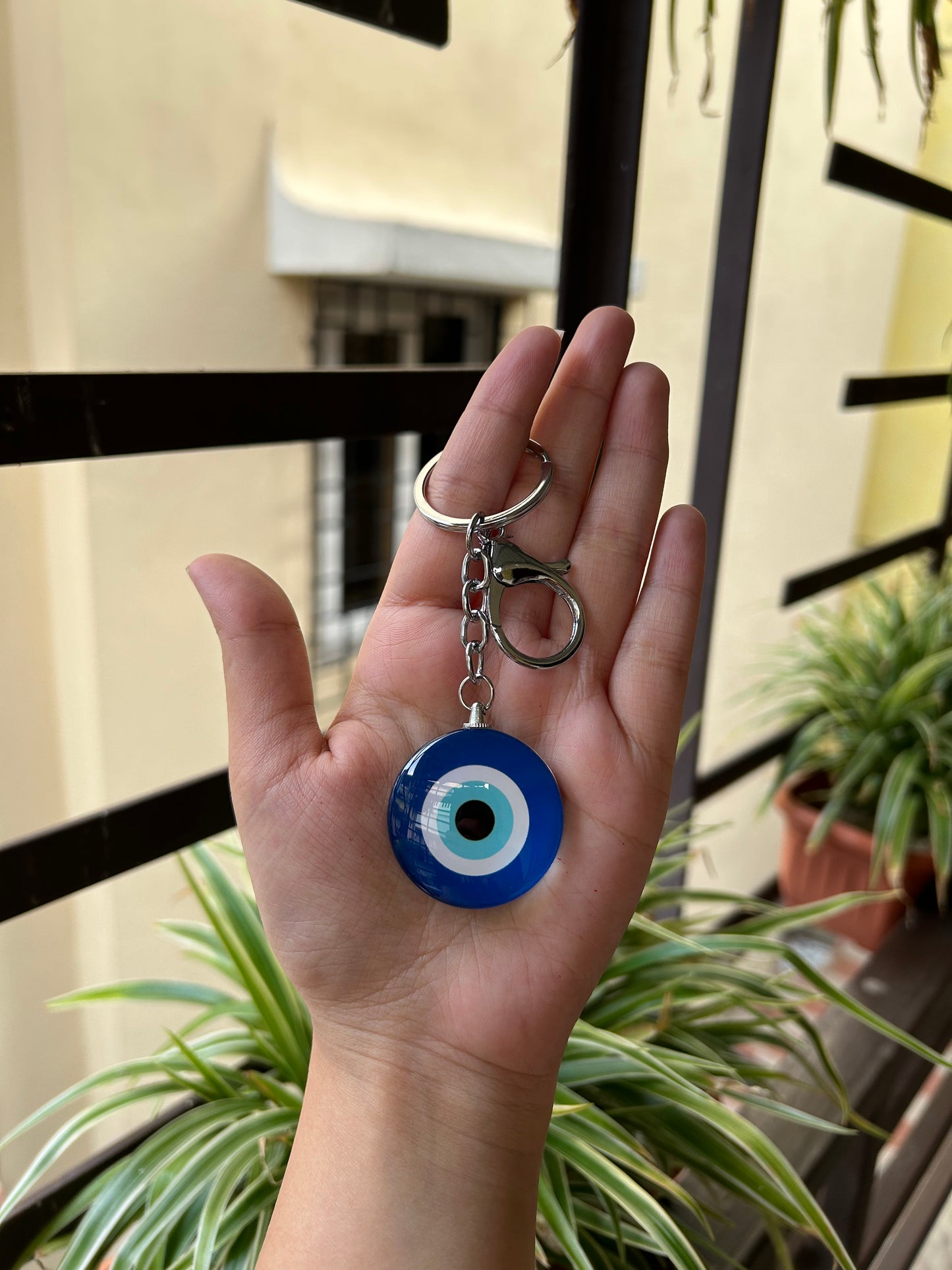 Evil eye keychain/ charm