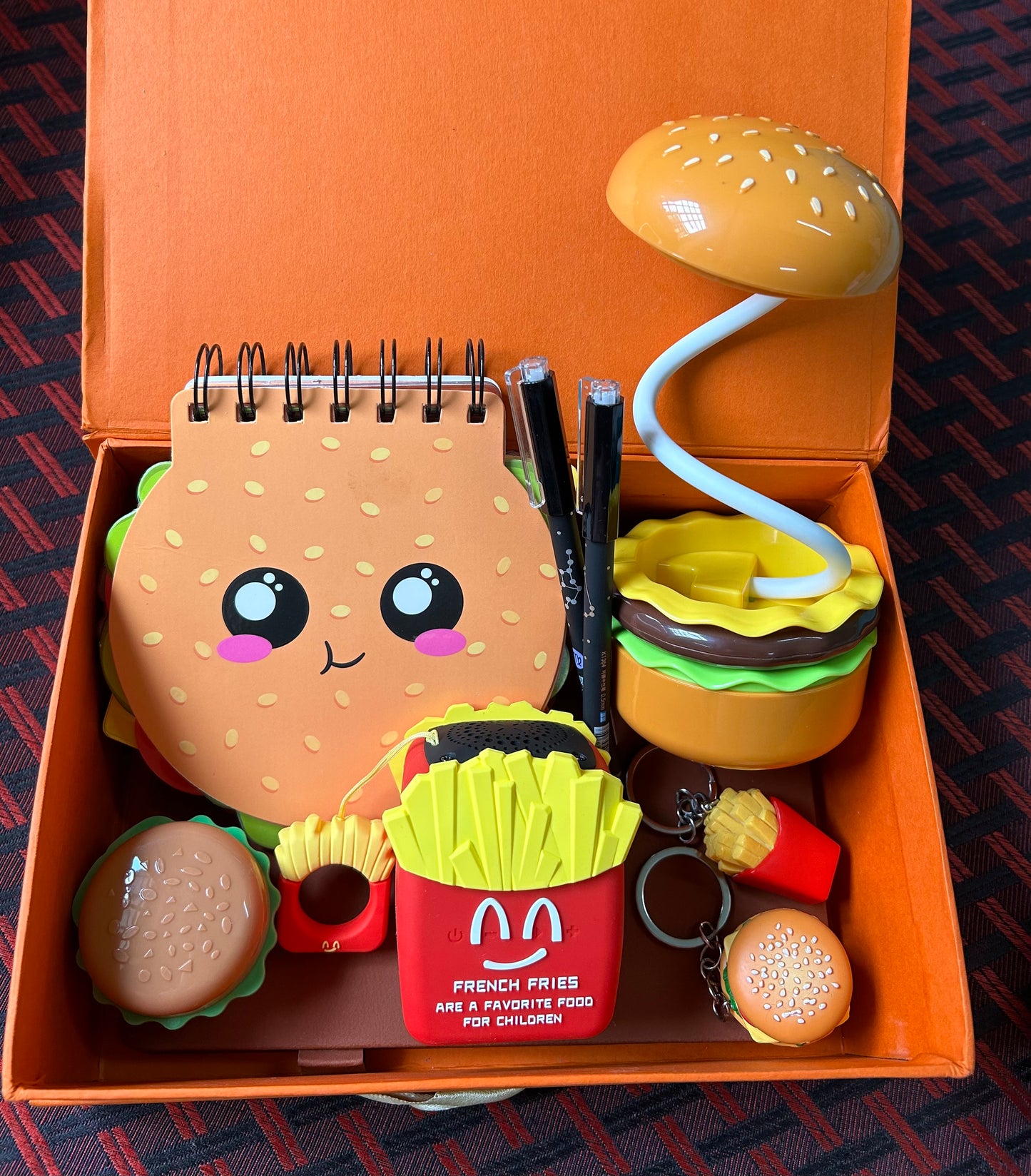 Burger Fries food gift combo