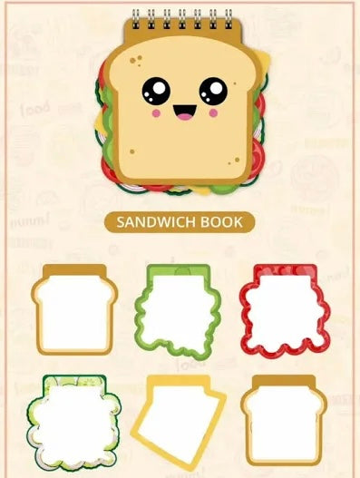 Sandwich shaped Notebook