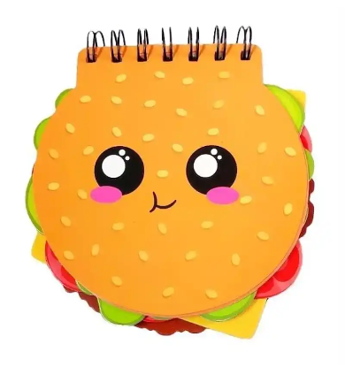 Burger shaped Notebook